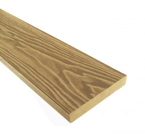 Террасная доска из ДПК Terrapol Смарт 3D Полнотелая без паза Дуб Севилья купить в Балабаново