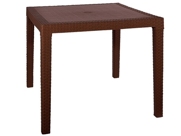 Стол квадратный FIJI Quatro Table Коричневый купить в Балабаново