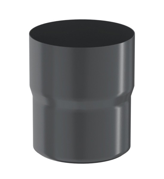 Водосток Aquasistem, система 125x90 - Соединитель трубы RAL 7024 Тёмно-серый купить в Балабаново