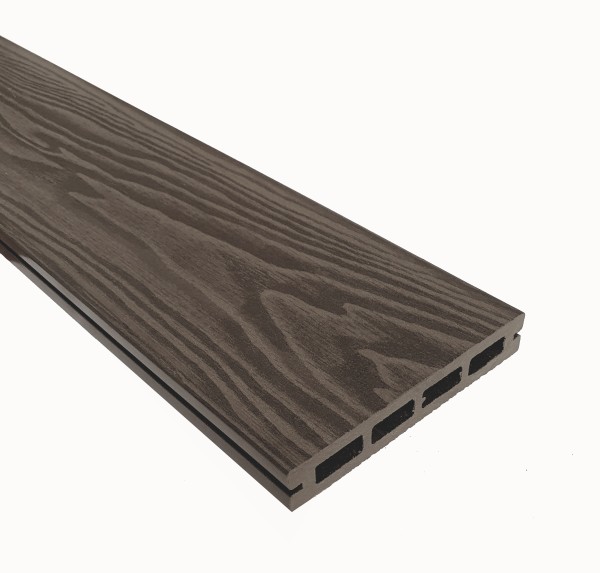 Террасная доска из ДПК Terrapol Смарт 3D Пустотелая с пазом Тик Киото купить в Балабаново