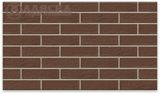 Фасадные Термопанели Аляска Braun Rustic купить в Балабаново