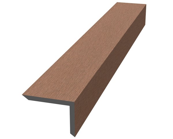 Уголок ДПК для террасной доски NauticPrime, 60x40x2900мм Кедр купить в Балабаново