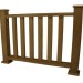 Ограждения из ДПК WOODVEX Кофе купить в Балабаново