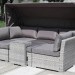 Диван-Трансформер AFINA плетеный из иск. ротанга AFM-320G Grey купить в Балабаново
