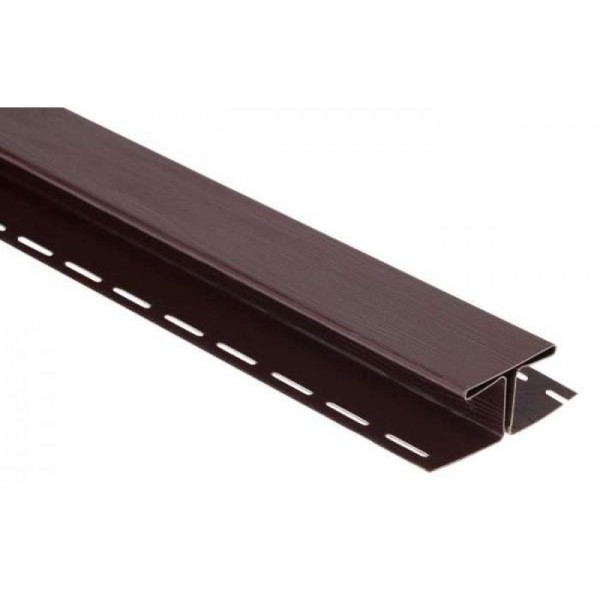 Н-профиль Люкс Крашенный, T-18, ВН, Коричневый купить в Балабаново