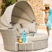 Диван-Трансформер AFINA плетеный из иск. ротанга AFM-325 Beige купить в Балабаново