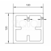 Столб SEQUOIA Evolution 3D WOOD BLACK купить в Балабаново