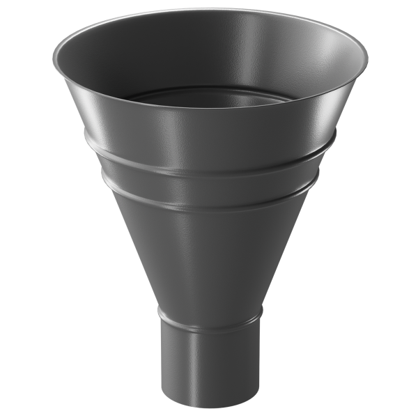 Воронка водосборная Döcke STAL PREMIUM, Графит купить в Балабаново