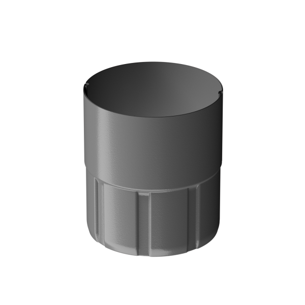 Муфта соединительная для водостока Döcke STAL PREMIUM, Графит купить в Балабаново