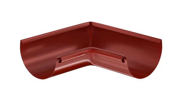 Водосток Aquasistem, система 125x90 - Угол желоба, внутренний 90° RR 29 Бургундский купить в Балабаново