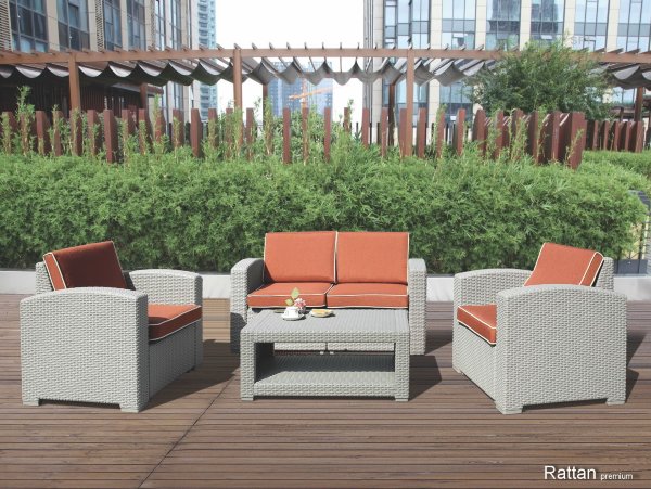 Уличные диваны и кресла коллекции Rattan Premium 4 купить в Балабаново