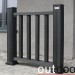 Ограждение из ДПК Outdoor Классик 3D STORM чёрный купить в Балабаново