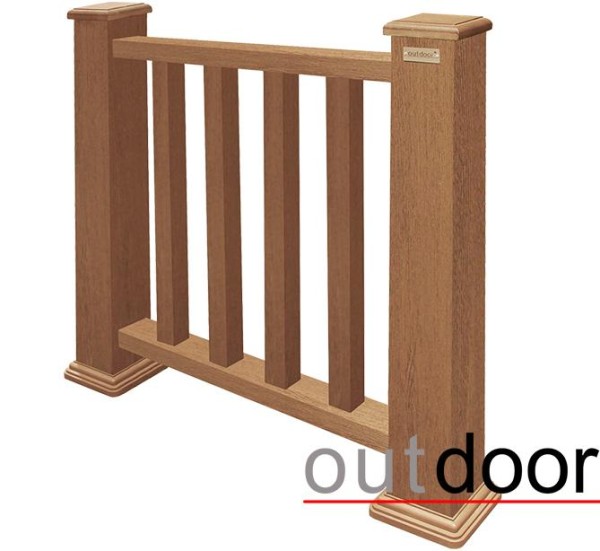 Ограждение из ДПК Outdoor Классик 3D STORM дуб купить в Балабаново