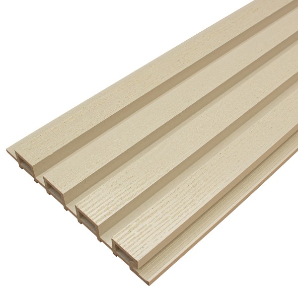 Фасадная доска из ДПК Faynag Wood Рейка Слоновая кость купить в Балабаново