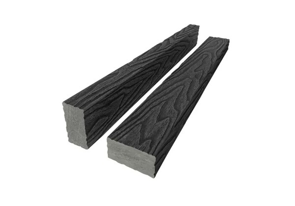 Брус лавочный 3D-тиснение 30х60 Графит купить в Балабаново