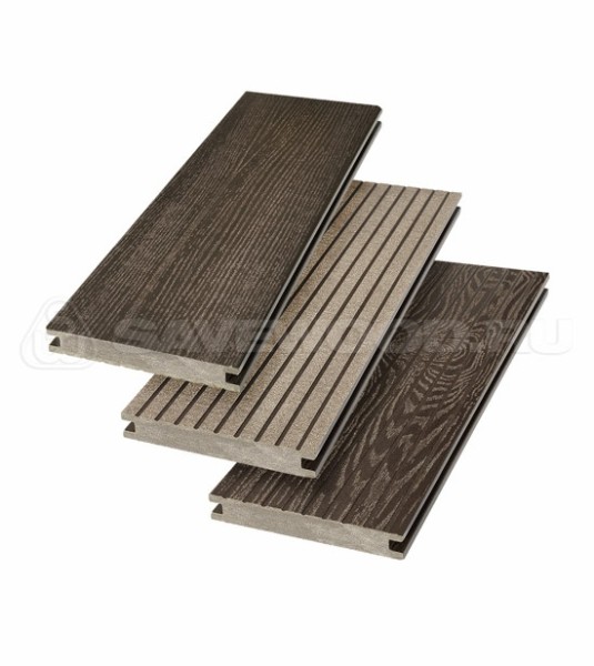 Террасная доска SW Fraxinus (R) полнотелая «SaveWood» Темно-коричневый купить в Балабаново