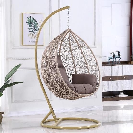 Кресло Подвесное из искусственного ротанга AFM-169A-LB Beige купить в Балабаново