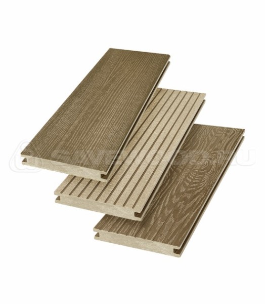 Террасная доска SW Fraxinus (R) полнотелая «SaveWood» Тик купить в Балабаново