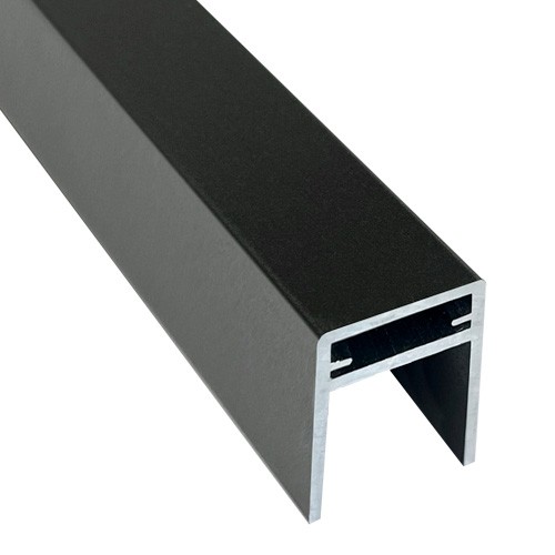 П-профиль Алюминиевый EasyDecking 35x25 Черное дерево купить в Балабаново