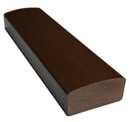 Лавочный брус Ecodecking Некст полнотелый глянцевый 70х35 шоколад купить в Балабаново