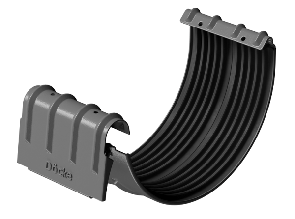Соединитель желобов D125 Döcke STAL PREMIUM Графит, (RAL 7024) купить в Балабаново