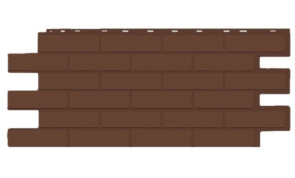 Фасадная панель T-Siding Кирпич Модерн Эко Браун купить в Балабаново