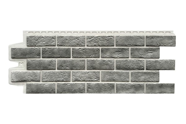 Фасадная панель Grand Line Состаренный кирпич Элит гранит, ШОВ белый купить в Балабаново