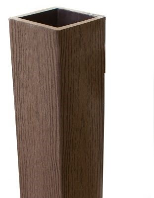 Столб опорный Woodvex Co-Extrusion Темно - Коричневый купить в Балабаново