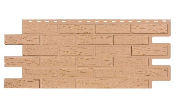 Фасадная панель T-Siding Кирпич Саман Эко Крем купить в Балабаново