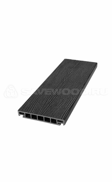 Террасная доска из ДПК SW Salix (S) (R) черный купить в Балабаново